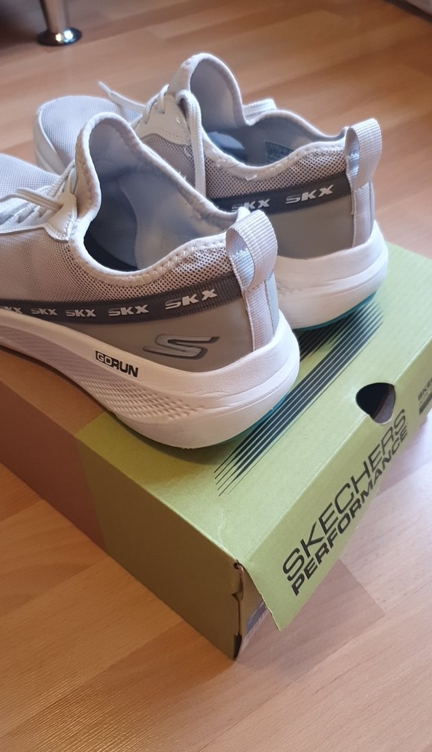 Beyaz Gri Spor Kadın Sneaker - Görsel 3