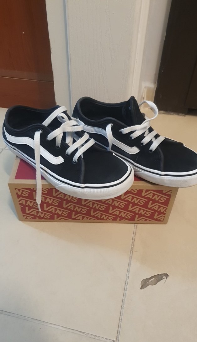 Siyah Bağcıklı Kadın Sneakers - Görsel 4