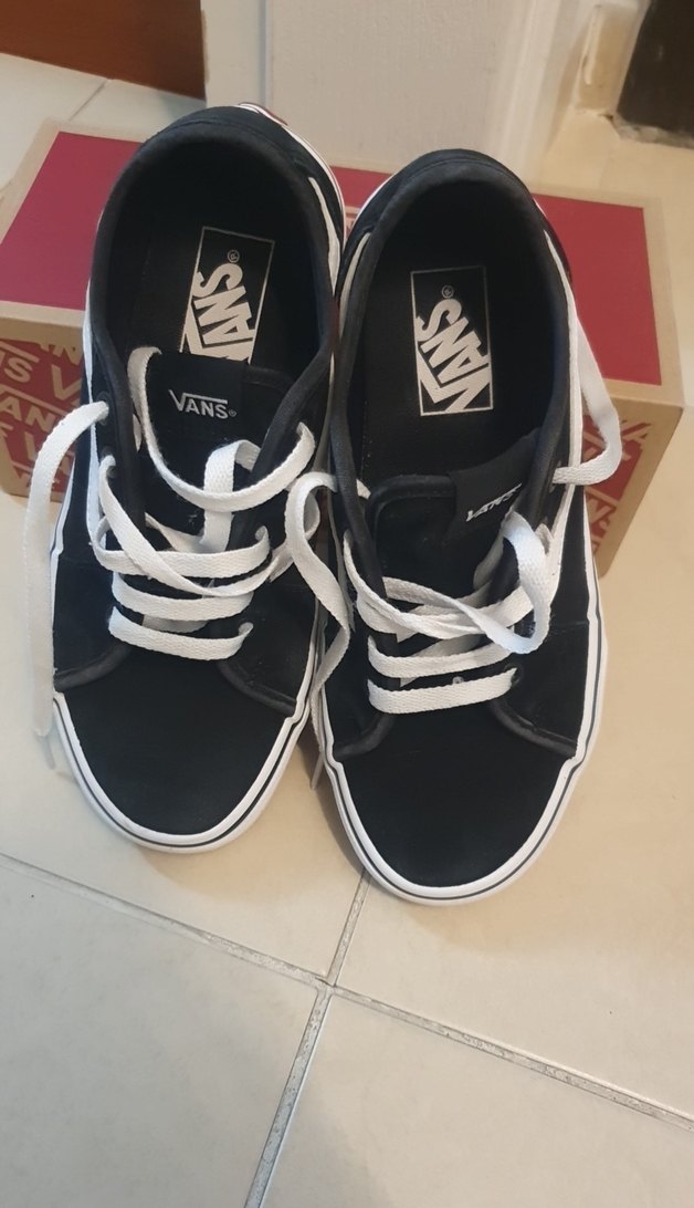 Siyah Bağcıklı Kadın Sneakers - Görsel 3