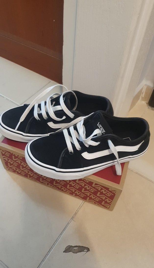 Siyah Bağcıklı Kadın Sneakers - Görsel 2