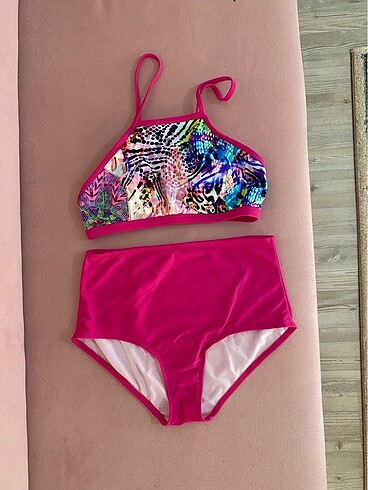 Yüksek bel bikini takımı
