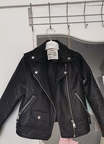 ZARA KIZ ÇOCUK DERİ CEKET