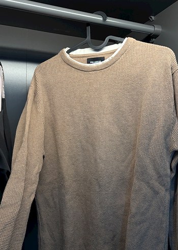 Pull and Bear Pull Bear Bej Kalin Triko Kazak