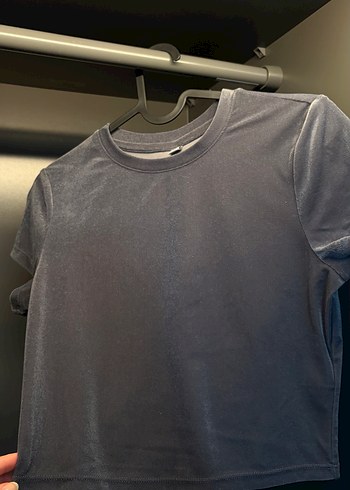 Uniqlo Antrasit Gri Bisiklet Yaka