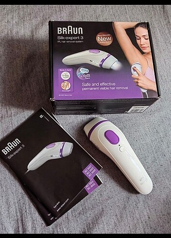 Braun lazer epilasyon aleti