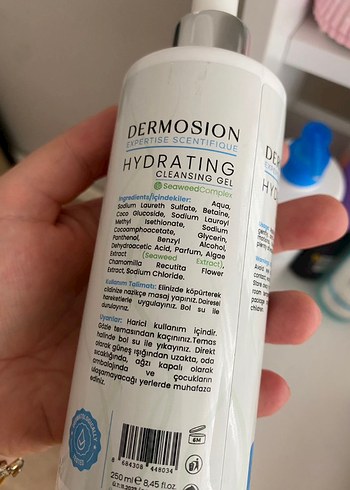 Beden Dermosion Nemlendirici Yüz Temizleme Jeli