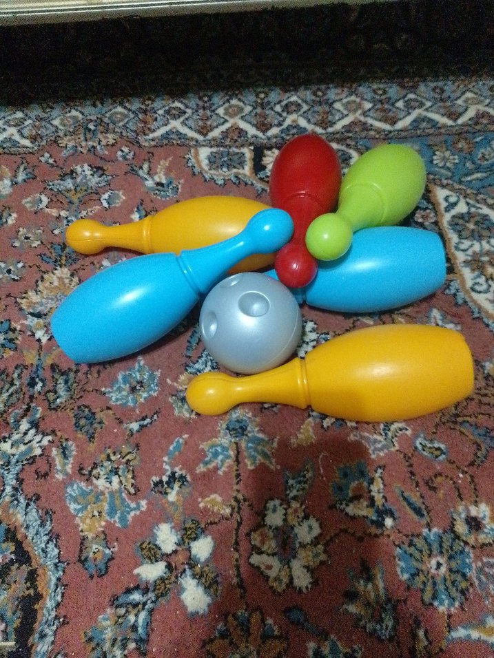 Renkli Bowling Oyuncak Seti - Görsel 2
