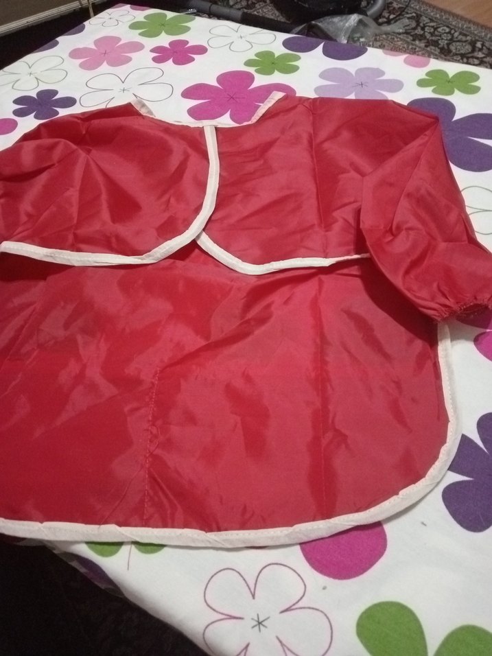 Colorland Kırmızı Bebek Önlüğü - Görsel 3