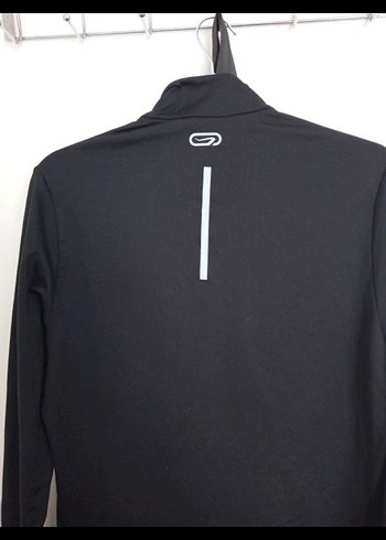 Kalenji Siyah Fermuarlı Erkek Sweatshirt - Görsel 3