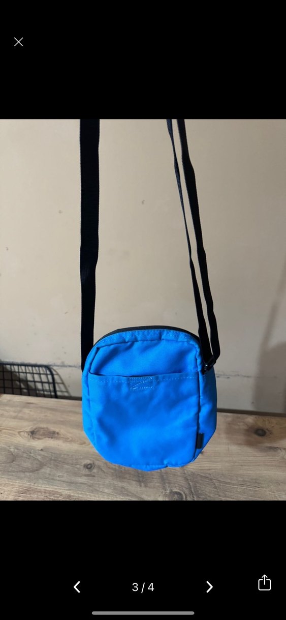 Nike Lacivert Fermuarlı Omuz Çantası - Görsel 3