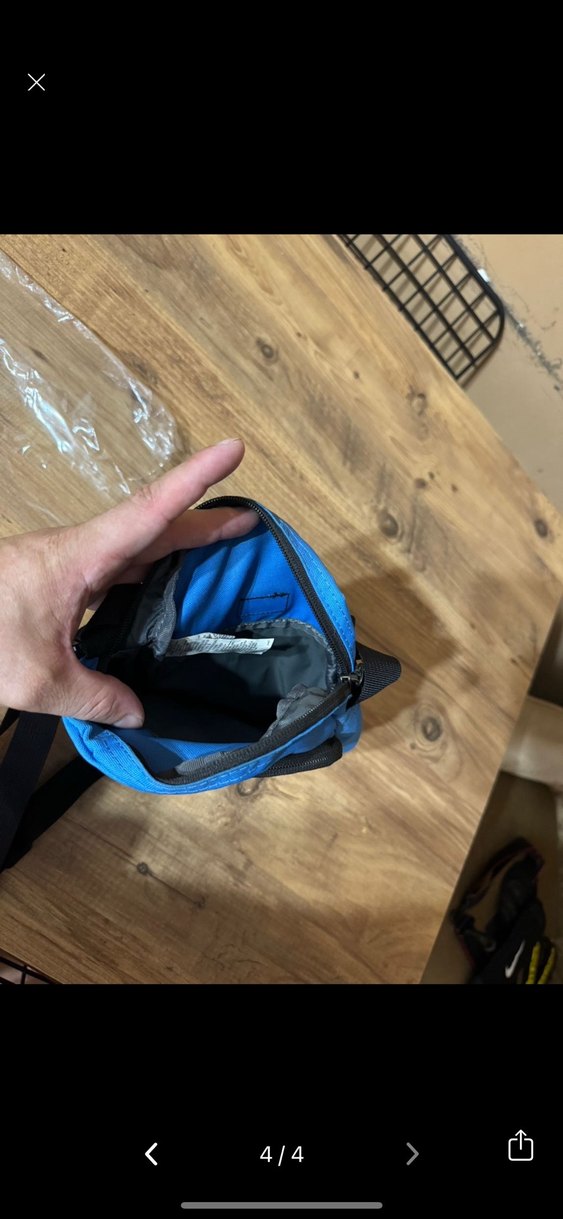 Nike Lacivert Fermuarlı Omuz Çantası - Görsel 4