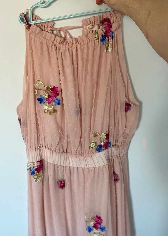 Abiye yazlık elbise - Görsel 3