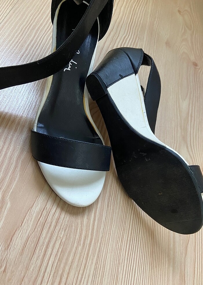 Dolgu topuk yazlık ayakkabı - Görsel 3