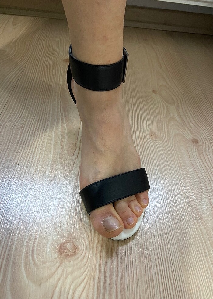 Dolgu topuk yazlık ayakkabı - Görsel 5