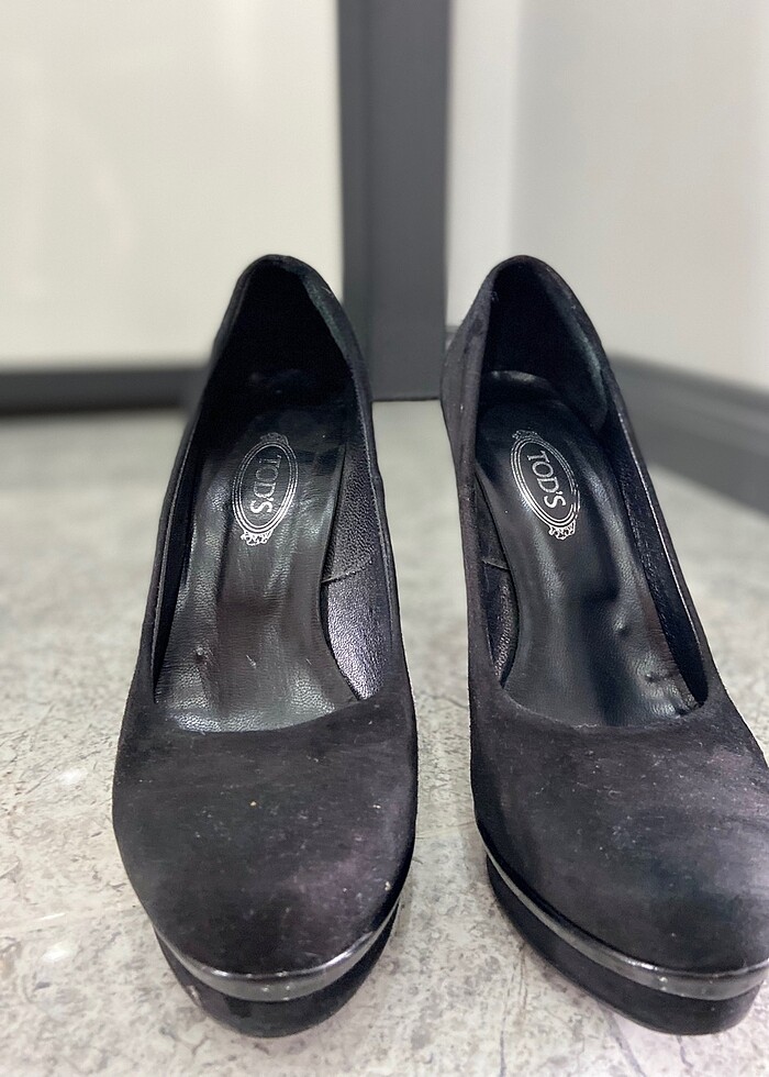 Süet platform abiye ayakkabı - Görsel 4