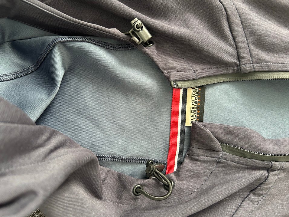 Gri Fermuarlı Midi Hamile Ceketi - Görsel 2