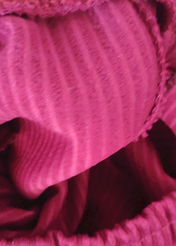 Kadın Pileli Rahat Kumaş Pantolon - Görsel 3