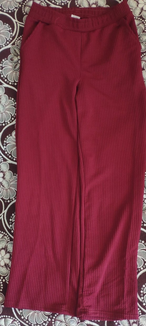 Kadın Pileli Rahat Kumaş Pantolon - Görsel 5