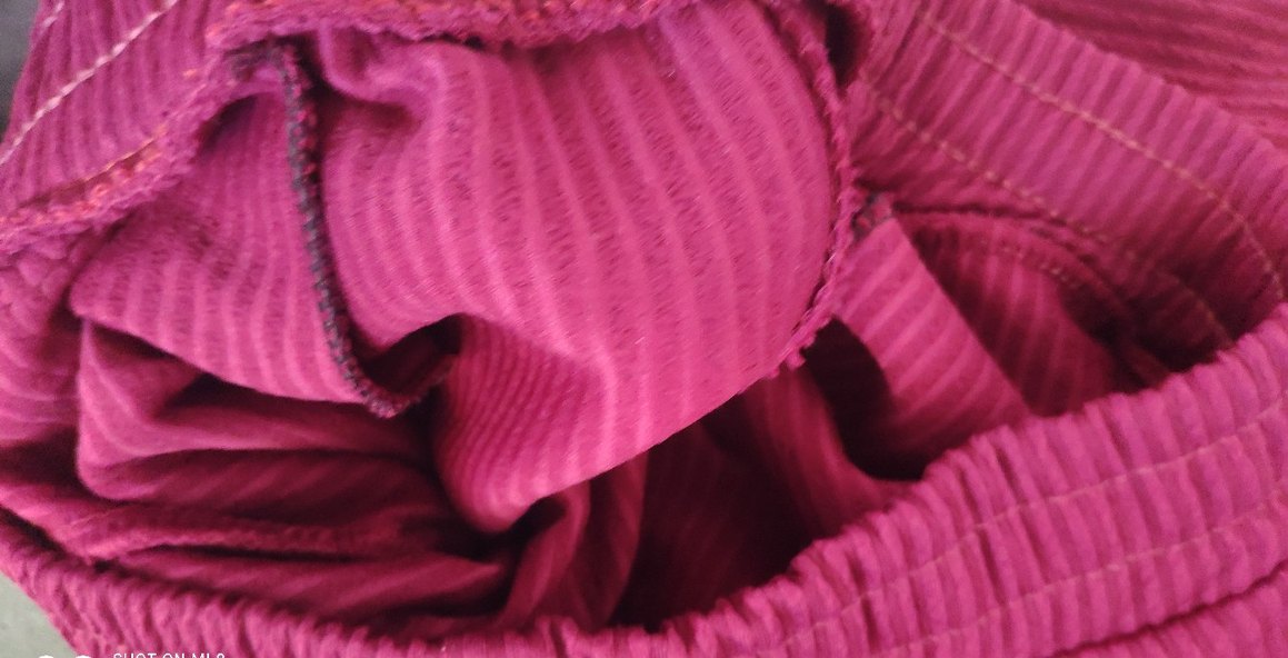 Kadın Pileli Rahat Kumaş Pantolon - Görsel 3