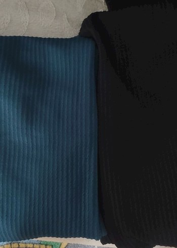 Kadın fitilli içi hafif pamuklu pantolon - Görsel 2