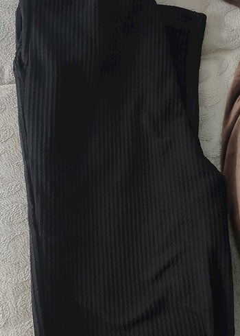 Kadın fitilli içi hafif pamuklu pantolon - Görsel 3