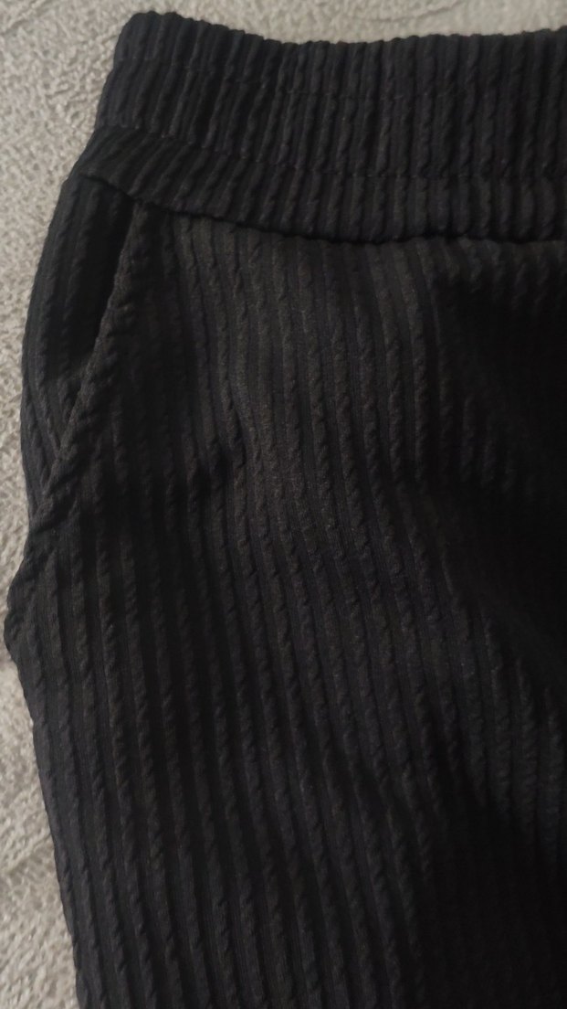 Kadın fitilli içi hafif pamuklu pantolon - Görsel 4