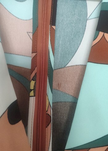 Desenli Uzun Kollu Bohem Kadın Tulum - Görsel 5