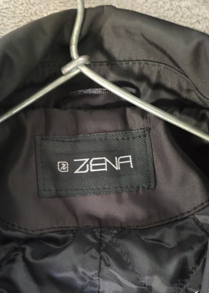 Düğmeli Siyah Midi Trench Coat - Görsel 3