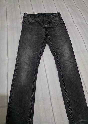 Gri Erkek Denim Regular Fit Jean - Görsel 3