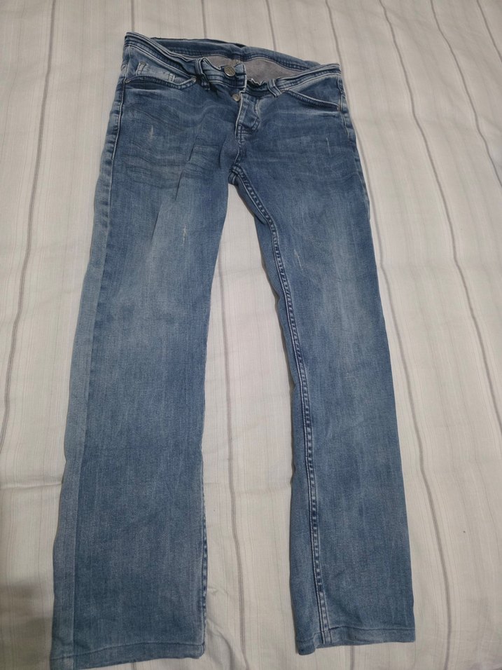 Erkek Mavi Denim Regular Fit Kot Pantolon - Görsel 2