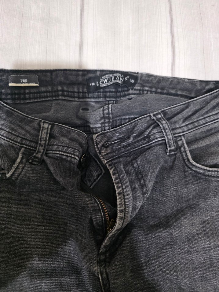 Gri Erkek Denim Regular Fit Jean - Görsel 2
