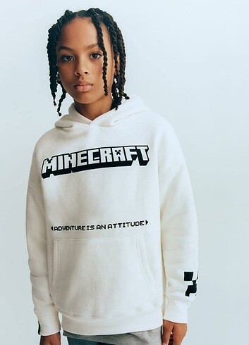 8 Yaş Beden Minecraft Sweatshirt (7-8 yaş)
