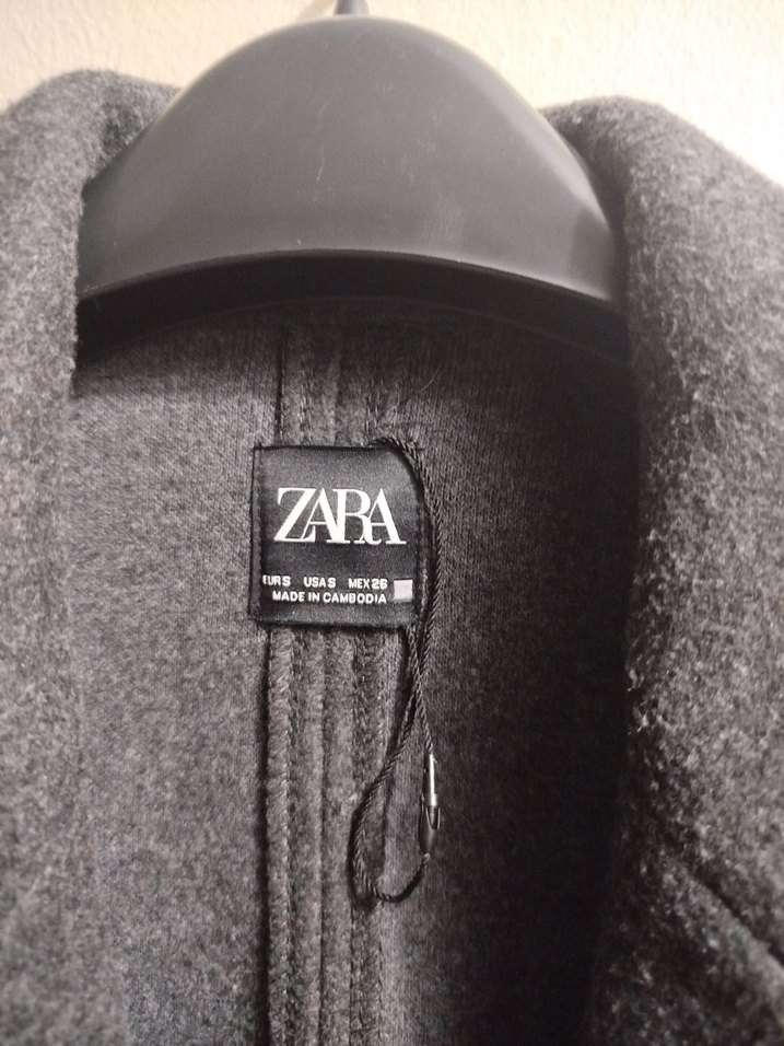 Gri Uzun Kaşe Kaban - Görsel 2