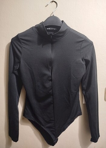 Fermuarlı Siyah Uzun Kollu Kadın Bluz - Görsel 2