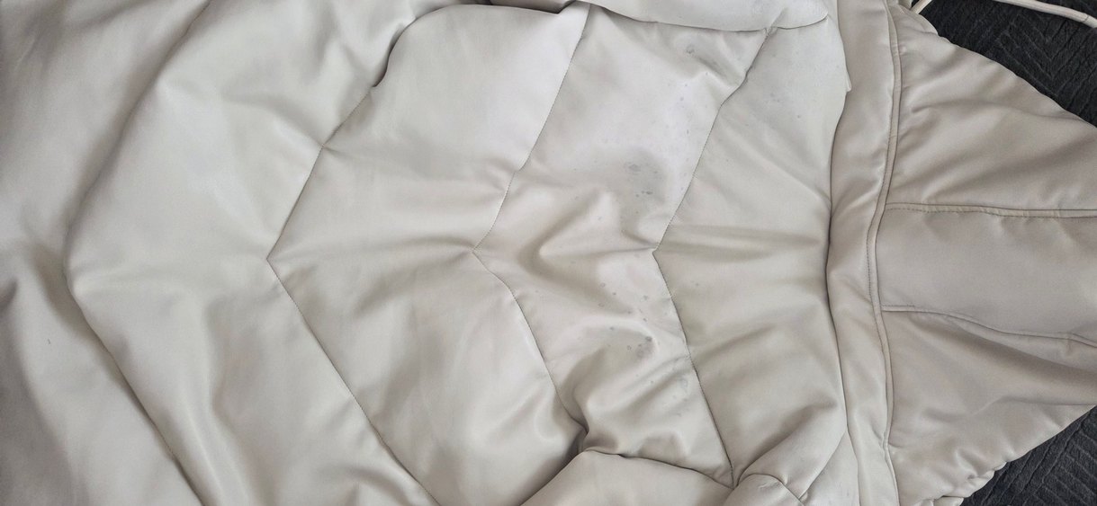 LCW Vision Ekru Kapüşonlu Kadın SUNİ DERİ Mont - Görsel 3