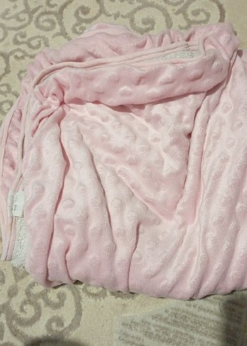 Pembe Çocuk Battaniyesi, Yumuşak Kumaş - Görsel 2