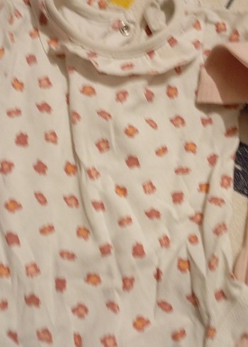 Pembe Askısız Bebek Body Düğmeli - Görsel 4