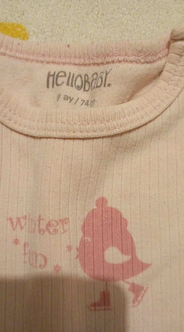 Pembe Askısız Bebek Body Düğmeli - Görsel 3