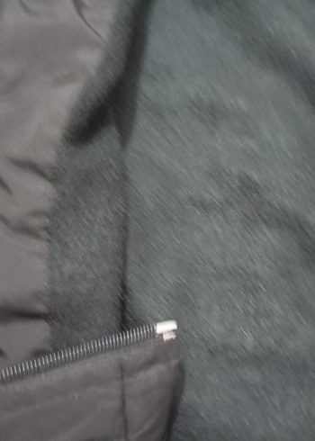 Erkek Siyah Fermuarlı Midi Yağmurluk - Görsel 2