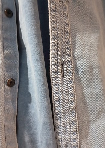 erkek Mavi Denim Gömlek - Görsel 3