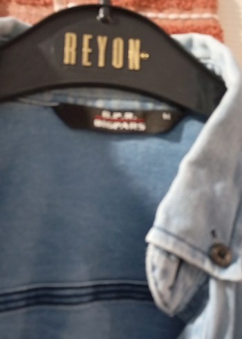 erkek Mavi Denim Gömlek - Görsel 2