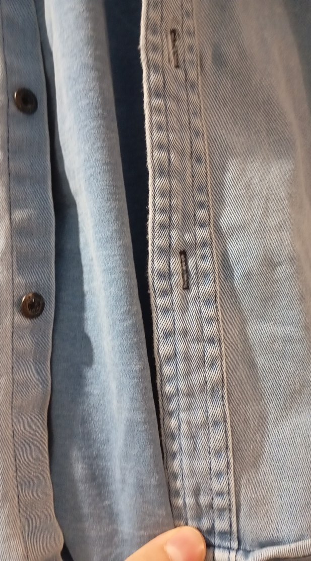 erkek Mavi Denim Gömlek - Görsel 3