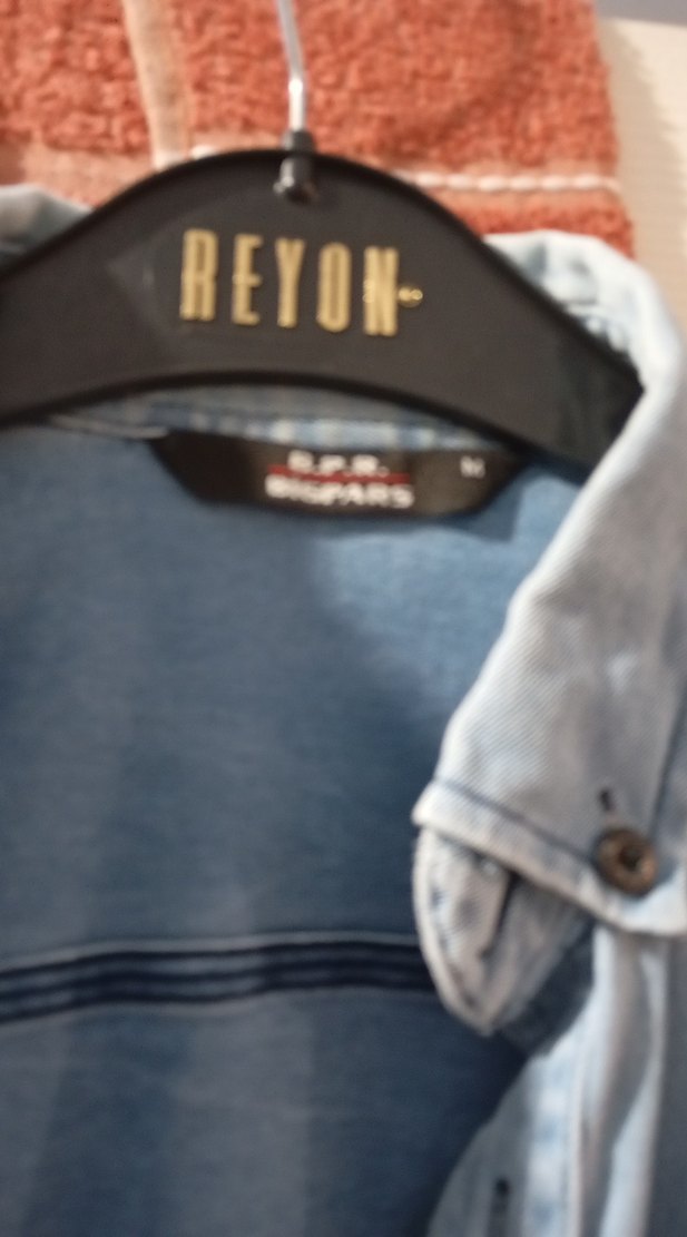 erkek Mavi Denim Gömlek - Görsel 2