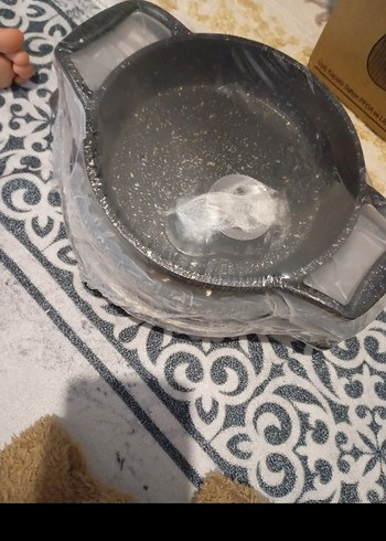 Siyah Granit Görünümlü 3'lü Tava Seti - Görsel 2