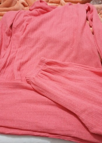 Pembe Kadin pijama takimi - Görsel 3