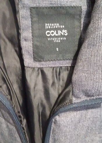 Gri Fermuarlı Erkek Ceket COLN - Görsel 2