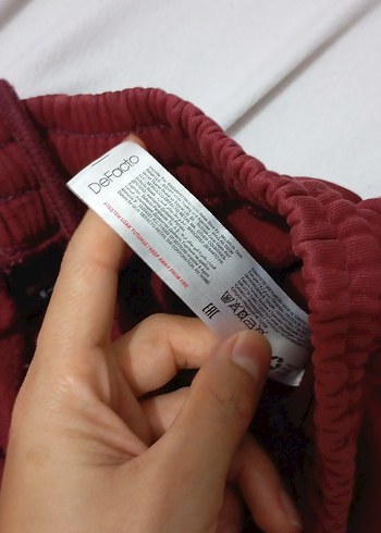 Bordo Rahat Kesim Midi Kadın Eşofman - Görsel 3