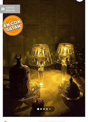  Beden Pilli gece lambası