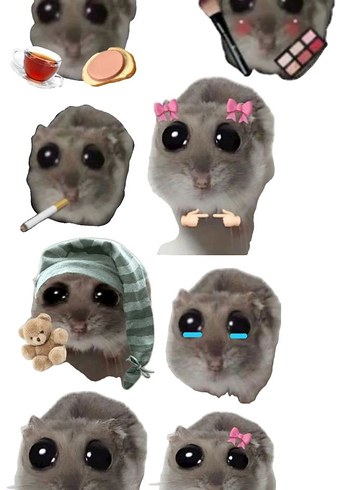 89'lu Pastel Pembe Kedi Temalı Stickerler - Görsel 4