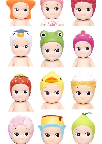 Labubu, stich, sonny Angel figürlü cıkartmalar - Görsel 3